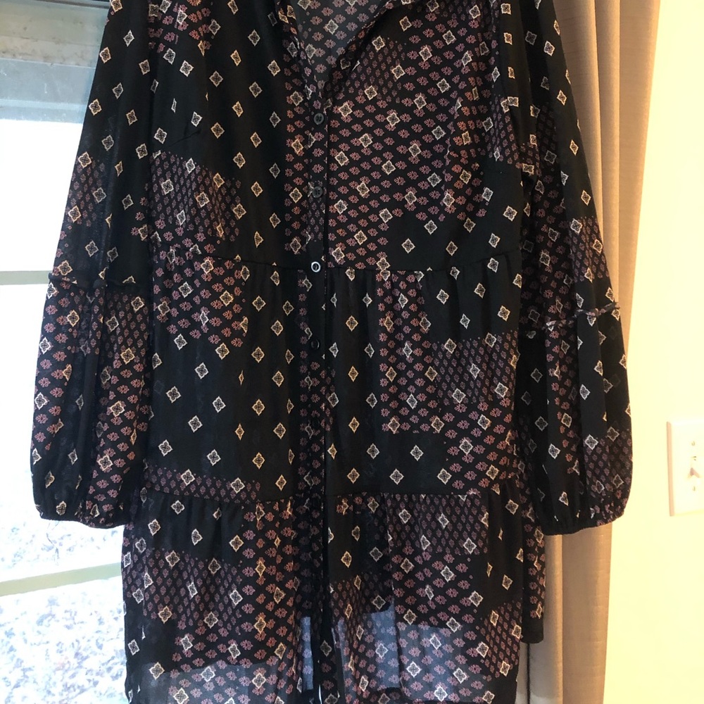 Long flowy tunic blouse by Style & Co.